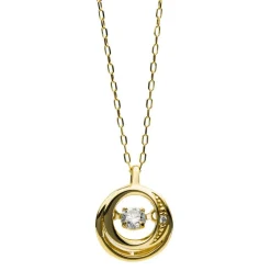 Collier 750/18K Gelbgold Diamant 0.08ct. 40 cm