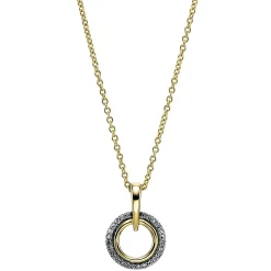 Collier 750/18K Gelbgold Diamant 0.07ct.