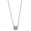 Collier 750/18K Gelbgold/Weissgold Diamant 0.15ct.