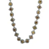 Collier 750/18K Gelbgold/Weissgold Diamant 35.56ct.