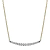 Collier 750/18K Gelbgold/Weissgold Diamant 0.14ct.