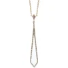 Collier 585/14K Roségold Diamant 0.19ct. 45 cm
