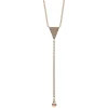 Collier 585/14K Roségold Diamant 0.09ct.