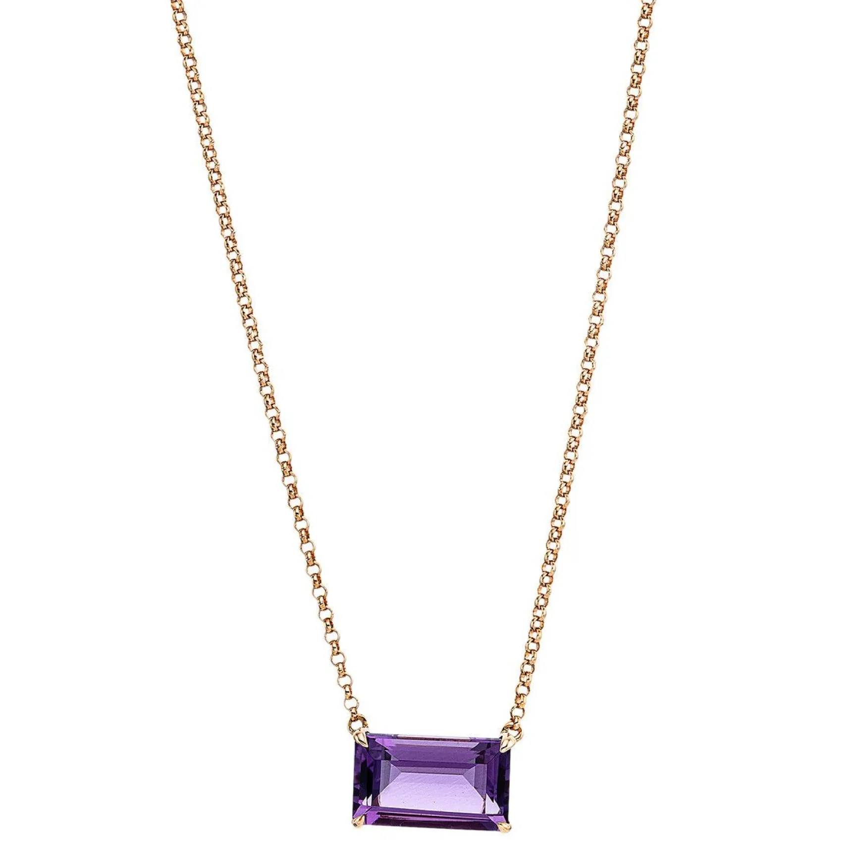 Collier 750/18K Rotgold Amethyst 2.2ct.