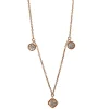 Collier 750/18K Rotgold Diamant 0.21ct.