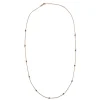 Collier 585/14K Rotgold Diamant 0.34ct.