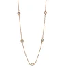 Collier 750/18K Rotgold Diamant 0.23ct.