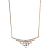 Collier 750/18K Rotgold Diamant 0.37ct.
