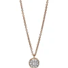 Collier 750/18K Rotgold Diamant 0.15ct.