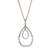 Collier 750/18K Rotgold Diamant 0.52ct.
