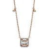 Collier 750/18K Rotgold Diamant 0.35ct.