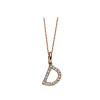 Collier 750/18K Rotgold Diamant 0.07ct.