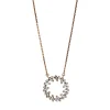Collier 750/18K Rotgold Diamant 0.58ct.