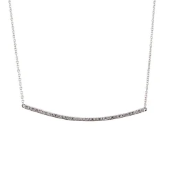 Collier 750/18K Weissgold