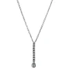 Collier 750/18K Weissgold Diamant 0.19ct. 42 cm