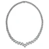 Collier 750/18K Weissgold Diamant 15.22ct.