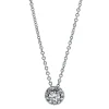 Collier 750/18K Weissgold Diamant 0.25ct.