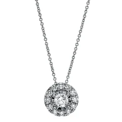 Collier 750/18K Weissgold Diamant 1.09ct.