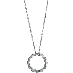 Collier 585/14K Weissgold Diamant 0.08ct.