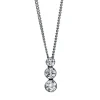 Collier 750/18K Weissgold Diamant 0.25ct.