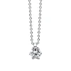 Collier 585/14K Weissgold Diamant 0.15ct.