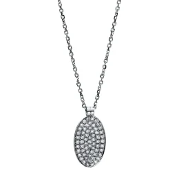 Collier 750/18K Weissgold Diamant 0.36ct.