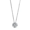 Collier 750/18K Weissgold Diamant 0.33ct. 45 cm