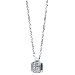 Collier 750/18K Weissgold Diamant 0.17ct.