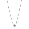 Collier 750/18K Weissgold Diamant 0.14ct. 45 cm