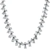 Collier 750/18K Weissgold Diamant 18.08ct. 42 cm