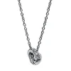 Collier 750/18K Weissgold Diamant 0.1ct. 42 cm
