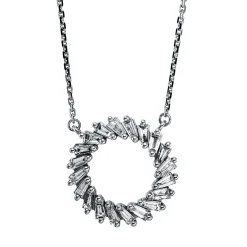 Collier 750/18K Weissgold Diamant 0.51ct.