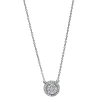 Collier 750/18K Weissgold Diamant 0.25ct.