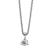 Collier 585/14K Weissgold Diamant 0.25ct.