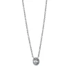 Collier 750/18K Weissgold Diamant 0.25ct.
