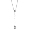 Collier 750/18K Weissgold Diamant 0.5ct. 45 cm