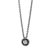 Collier 750/18K Weissgold Diamant 0.09ct.