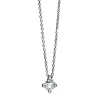 Collier 750/18K Weissgold Diamant 0.07ct. 42 cm