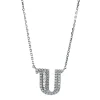 Collier 750/18K Weissgold Diamant 0.29ct.