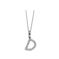 Collier 750/18K Weissgold Diamant 0.07ct.