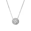 Collier 750/18K Weissgold Diamant 0.79ct. 40 cm