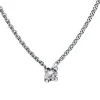Collier 585/14K Weissgold Diamant 0.11ct.
