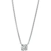 Collier 585/14K Weissgold Diamant 0.5ct. 42 cm