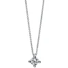 Collier 750/18K Weissgold Diamant 0.2ct. 42 cm