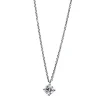 Collier 750/18K Weissgold Diamant 0.32ct. 45 cm
