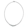 Collier 585/14K Weissgold Diamant 1.7ct.