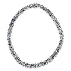 Collier 750/18K Weissgold Diamant 48.35ct.