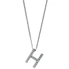Collier 585/14K Weissgold Diamant 0.1ct.