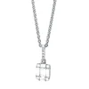 Collier 750/18K Weissgold Diamant 0.27ct. 42 cm