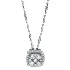 Collier 585/14K Weissgold Diamant 0.5ct.